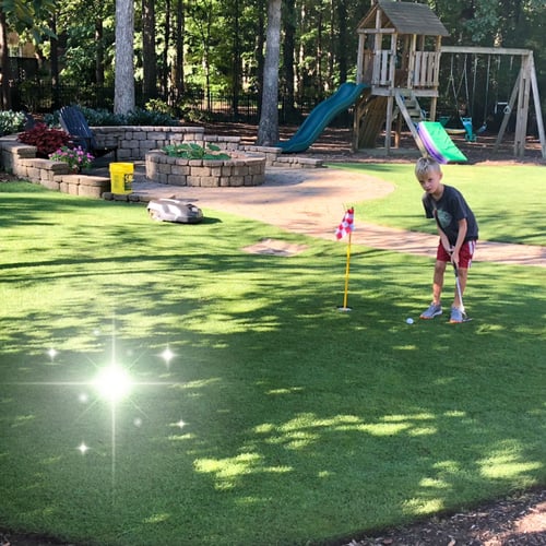 Sod & Seeding Laying Sod